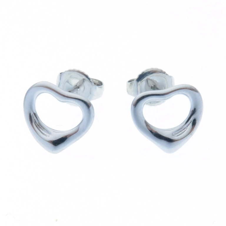 TIFFANY&CO ティファニー オープンハートピアス シルバー925 約