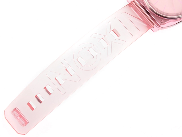 NIXON　ニクソン　腕時計　タイムテラーP　A1193146　SS/シリコーン　ピンク文字盤　クオーツ【430】2148103684821