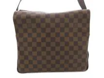 ルイ ヴィトン LOUIS VUITTON バッグ ダミエ メンズ ブランド ショルダーバッグ メッセンジャーバッグ ナヴィグリオ N45255 ブラウン 斜め掛け 大容量