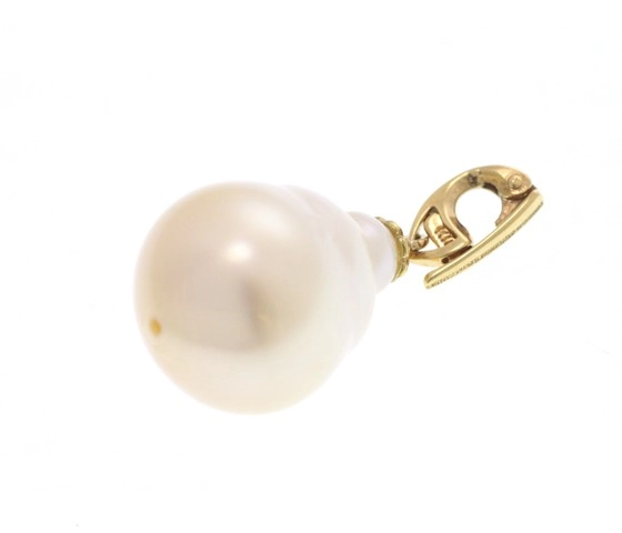 JEWELRY ノンブランド バロックパール ペンダントトップ K18 イエロー