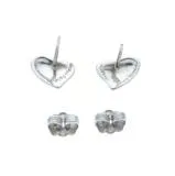 TIFFANY&Co. ティファニー ピアス フルハート 925 TIFFANY&CO ティファニー フルハートピアス シルバー925 約1.5g