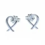美品 Tiffany&Co. ティファニー クラウンオブハート シルバー ピアス 美品 Tiffany&Co. ティファニー クラウンオブハート シルバー