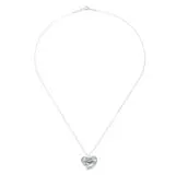TIFFANY&CO ティファニー カーブドハートネックレス シルバー925