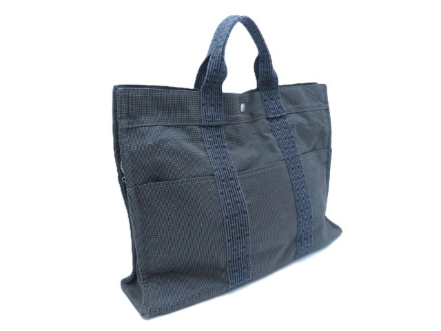 HERMES 　エルメス　エールライントートＭＭ　ハンドバッグ　グレー／ＳＶ　【431】2148103934797