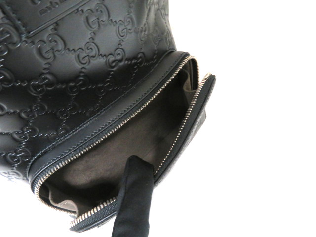GUCCI グッチ バッグ グッチシマバックパック レザー ブラック 450967