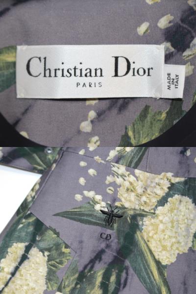 Christian Dior 花柄レース ロングコート Christian Dior 花柄レース ロングコート Christian Dior 花柄