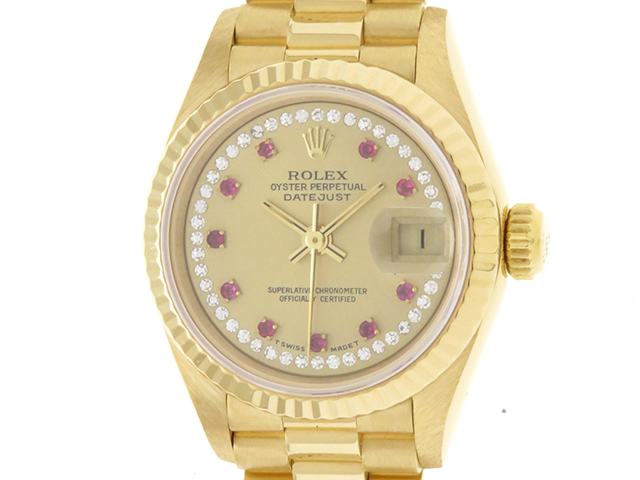 K番 ROLEX ロレックス 腕時計 デイトジャスト26 79173G グレー