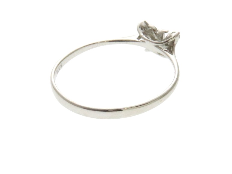 Folli Follie フォリフォリ リング バタフライ 蝶 K18ホワイトゴールド