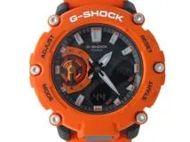 CASIO カシオ G-SHOCK ジーショック GA-2200M-4A オレンジカラー カーボン/樹脂 クオーツ メンズウォッチ 時計【204】  の購入なら「質」の大黒屋（公式）