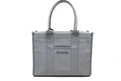 BALENCIAGA バレンシアガ ハードウェアスモールトート グレー キャンバス トートバッグ （2146000363306）【200】  の購入なら「質」の大黒屋（公式）