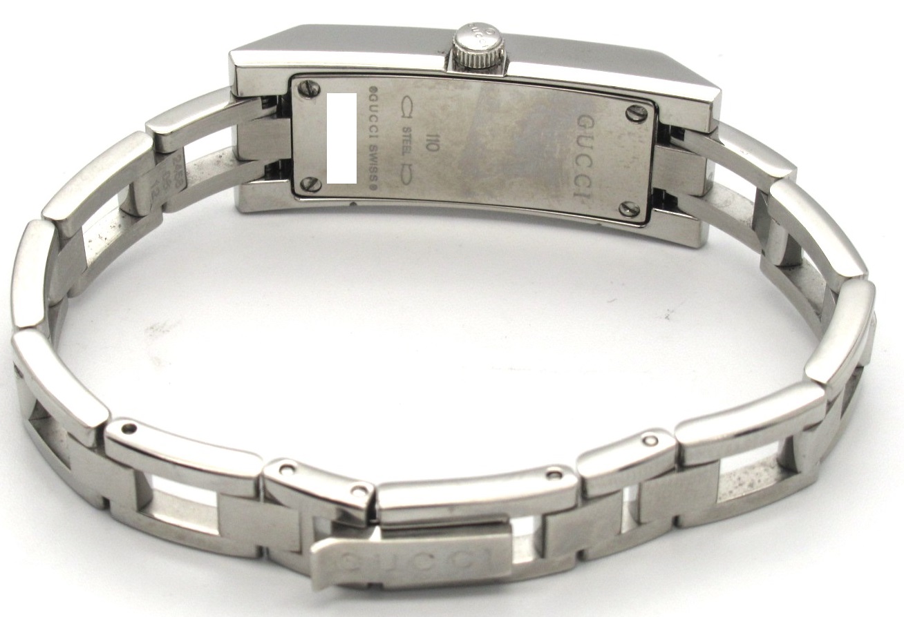 GUCCI グッチ 110 SS クォーツ カーキ【430】 の購入なら「質」の  