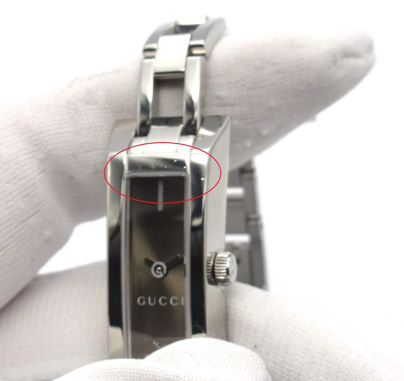 GUCCI グッチ 110 SS クォーツ カーキ【430】 の購入なら「質」の  