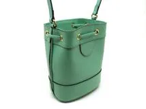 VINTAGE●GUCCI●グッチ レザー ミニバケット ショルダーバッグ GUCCI グッチ GG型押し レザー ミニバッグ ショルダーバッグ
