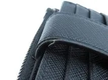 Prada　プラダ　二つ折り財布　 ブラック　 サフィアーノ　2MC066【431】2143000734884