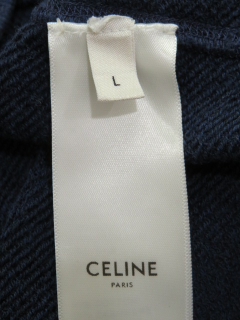 CELINE セリーヌ トレーナー スウェット レディース L ブルー