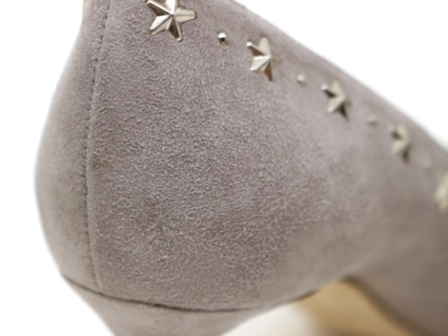 JIMMY CHOO ジミーチュウ 靴 パンプス レディース38 グレー JIMMY CHOO ジミーチュウ 靴 パンプス レディース38 グレー
