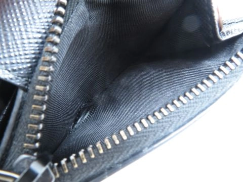 Prada　プラダ　二つ折り財布　 ブラック　 サフィアーノ　2MC066【431】2143000734884