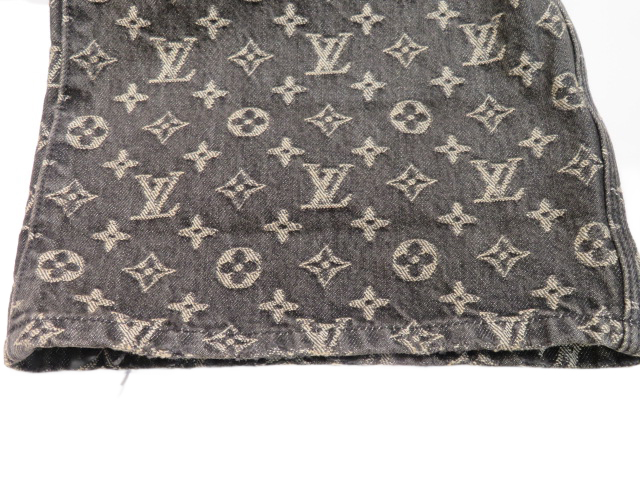 LOUIS VUITTON ルイヴィトン モノグラムジャガードバギーデニム