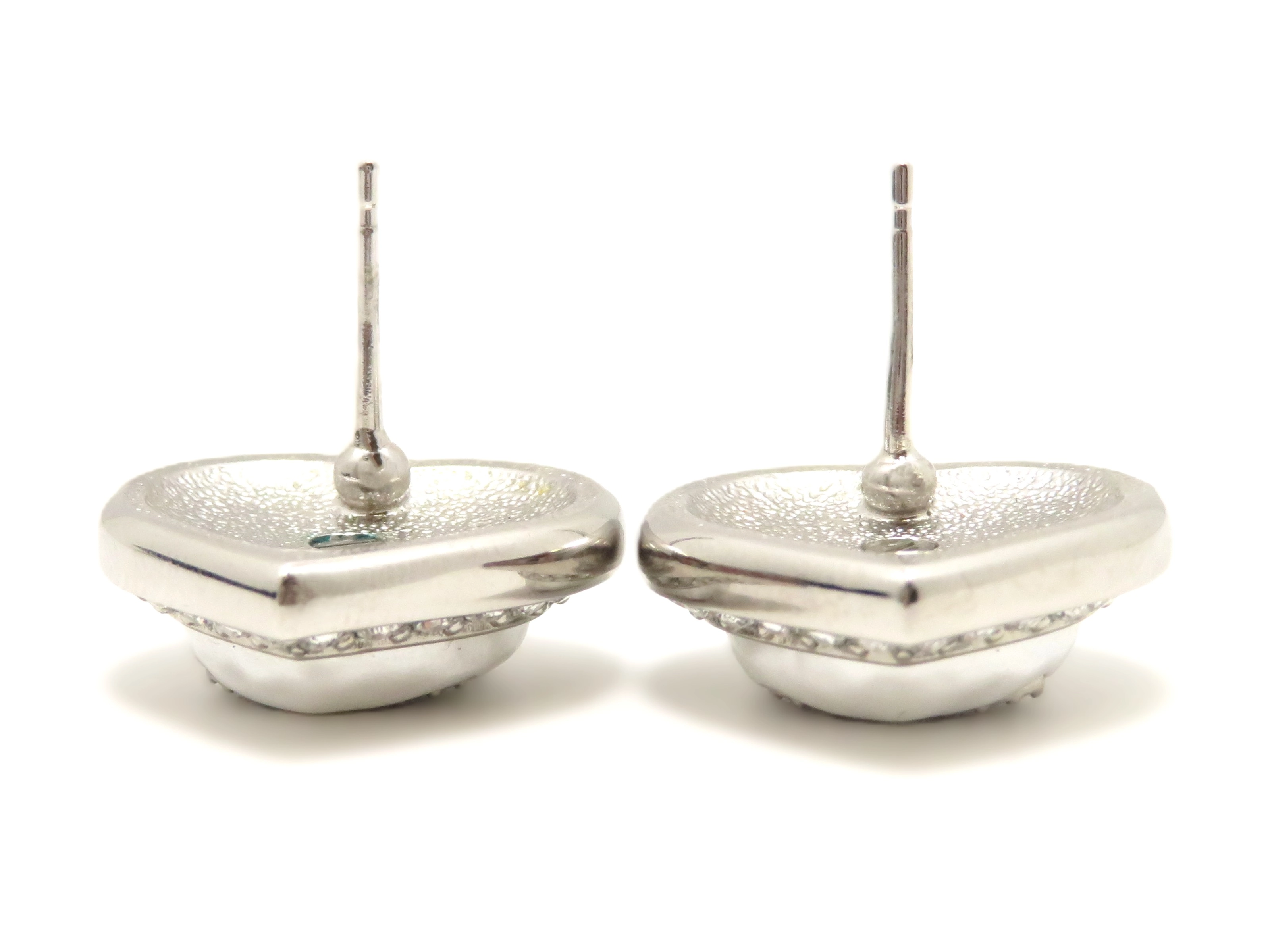 CHANEL　シャネル　ココマークハートモチーフピアス　メタル　クリスタル　ABB632【431】2143100535985