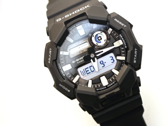 CASIO / クォーツ腕時計_G-SHOCK/デジタル/ラバー/GLD/BLK/SS CASIO カシオ 腕時計 G-SHOCK GA-010-1AJF ブラック/デジタル 樹脂/SS