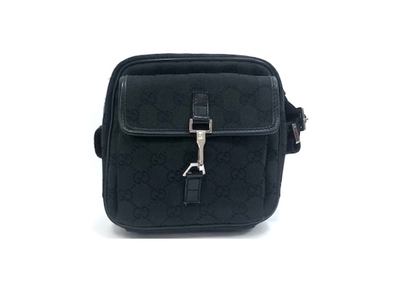 GUCCI グッチ GGワンショルダーバッグ キャンバス レザー【430