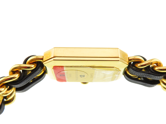 CHANEL シャネル プルミエール Mサイズ H0001 ブラック文字盤 GP
