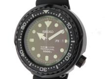SEIKO　セイコー　プロスペックス　マリーンマスター　プロフェッショナル　SBBN025　CE/TI/ラバー　クオーツ　ブラック　メンズ【430】2148103496264