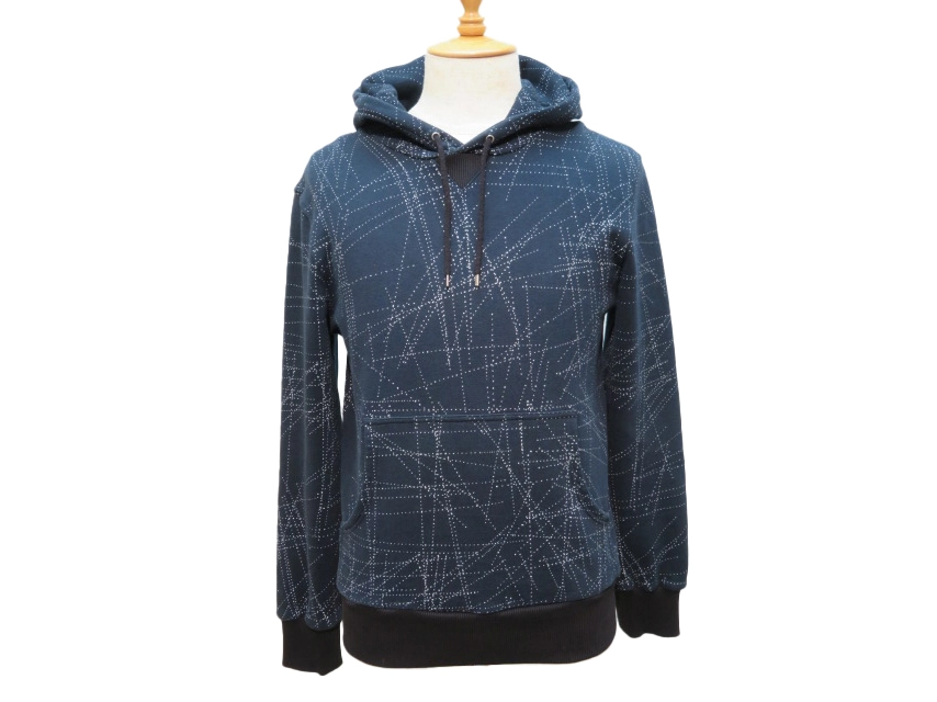 Dior ディオール パーカー メンズXS ネイビー コットン 133J622I0295 