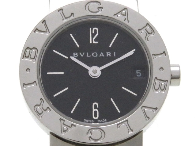 BVLGARI ブルガリ ブルガリ ブルガリ BB23SS SS/ブラック文字盤 