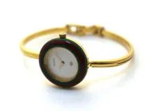 GUCCI グッチ 腕時計 チェンジベゼル 1100-L ホワイト GP クオーツ  