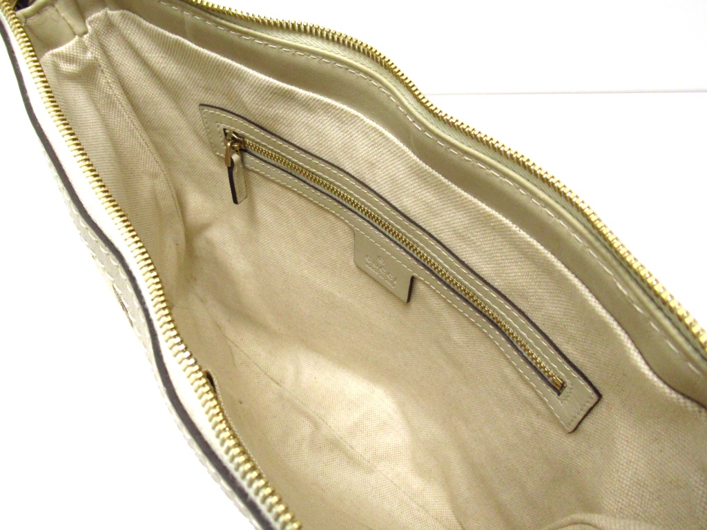 GUCCI グッチ バッグ ラブリー GGワンショルダー ベージュ/アイボリー