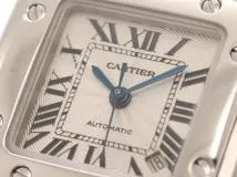 CARTIER　カルティエ　サントスガルベSM　W20054D6　ステンレス　女性用自動巻時計【473】