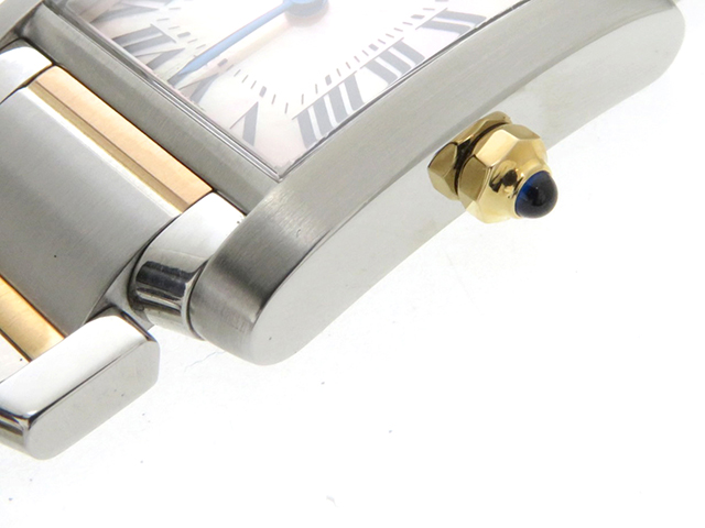 Cartier カルティエ タンクフランセーズ Sm Wq4 ピンクシェル文字盤 レディース クオーツ ピンクゴールド ステンレス Pg Ss 431 の購入なら 質 の大黒屋 公式