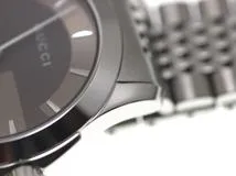 GUCCI グッチ 腕時計 Gタイムレス 126.4 YA126406 ステンレス ブラウン文字盤 クォーツ【472】EY