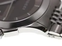 GUCCI グッチ 腕時計 Gタイムレス 126.4 YA126406 ステンレス ブラウン文字盤 クォーツ【472】EY