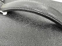 CHANEL シャネル ココマーク2wayバニティ ブラック/ゴールド金具 キャビア 【472】YY