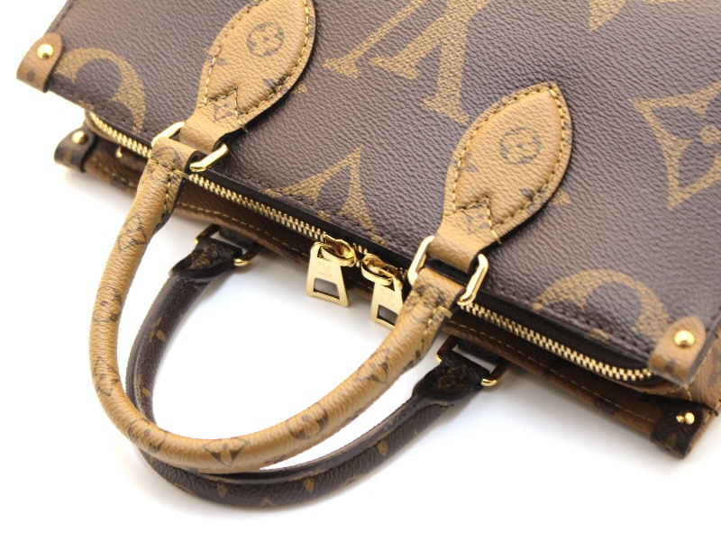 LOUIS VUITTON 　オンザゴーPM　モノグラムリバース LOUIS VUITTON ルイヴィトン トートバッグ オンザゴーPM