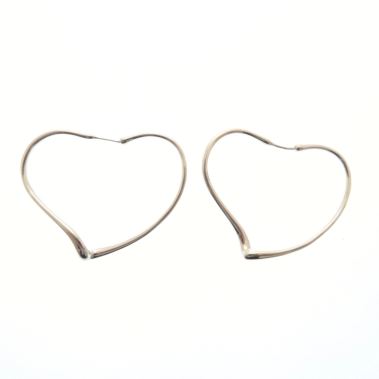 Tiffany & Co. オープンハートフープシルバーピアス TIFFANY&Co. ピアス レディース ティファニー プレゼント TIFFANY＆Co