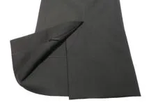 LOUIS VUITTON　ルイヴィトン　スプリットトラウザーズパンツ　メンズ38　ブラック　ウール/コットン　RM221 EY2 HMP87W　2143000675897　【432】