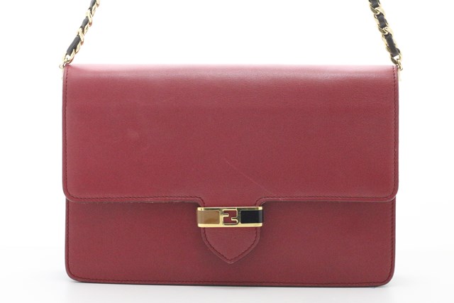FENDI フェンディ バッグ チェーンウォレット 財布 レザー