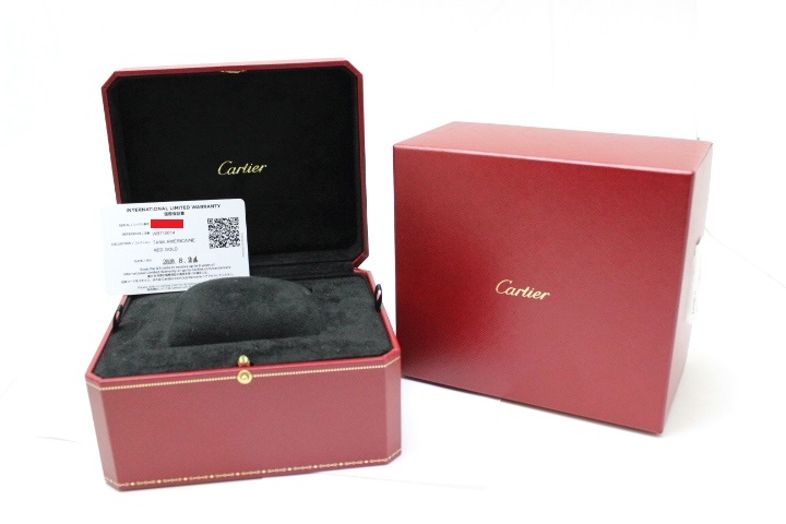 M7/014 Cartier カルティエ 空箱 時計収納 レッド/ゴールド - ケース 