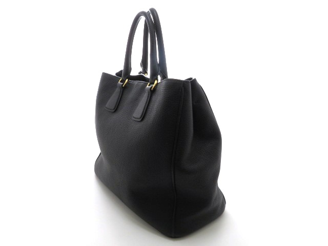 PRADA プラダ 2WAY ショルダーバッグ レザー ブラック【473】 の