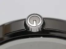 GUCCI グッチ 腕時計 Gタイムレス 126.4 YA126405 ステンレス 12Pダイヤモンドブラック文字盤 クォーツ【472】EY