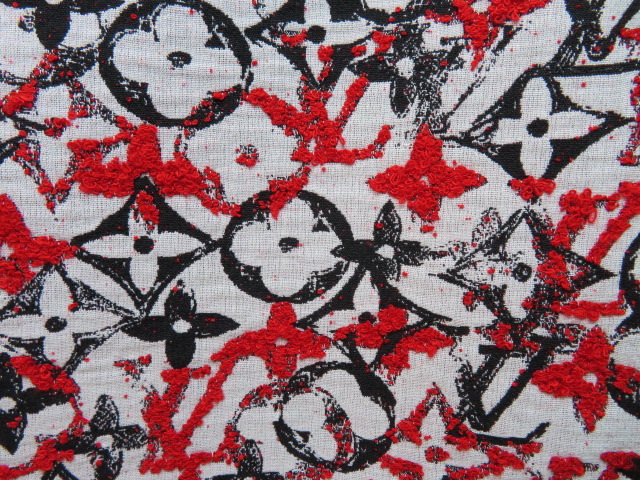 LOUIS VUITTON ルイヴィトン スカート レディース 34 レッド ブラック