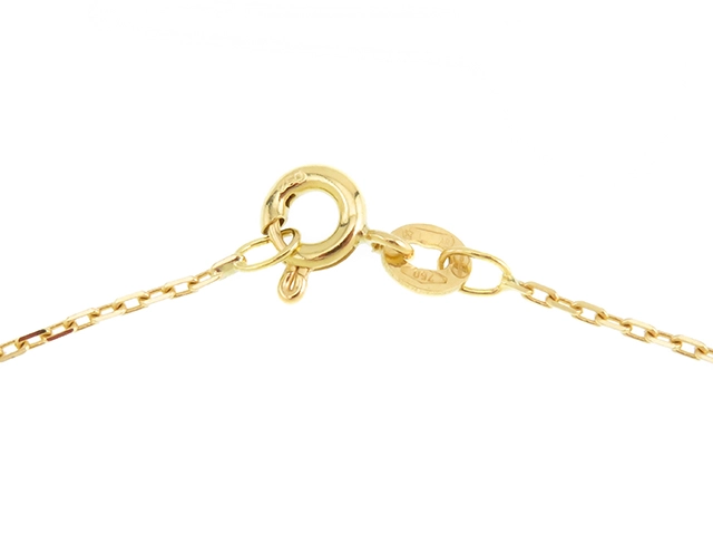 JEWELRY　ジュエリー　チェーンネックレス　K18イエローゴールド　約2.0g【207】2141300434398