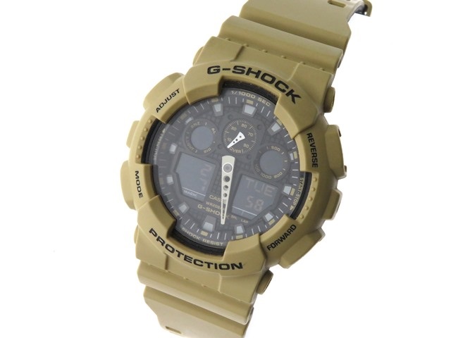 CASIO カシオ G-SHOCK GA-100L-8AJF クオーツ SS/樹脂 メンズ