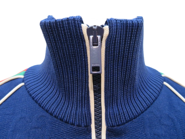 GUCCI グッチ 衣類 GG ジャージージャカードジップアップジャケット&ジョギングパンツ セットアップ メンズM ネイビー ポリエステル 662270/663569XJDE9 （2143300207965）【200】