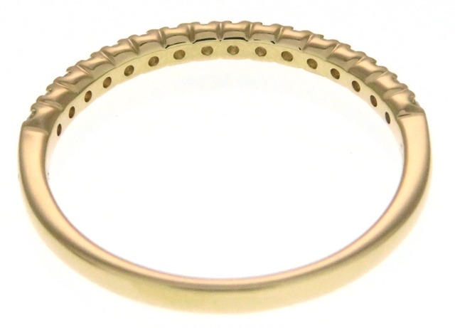 WISP K18PG ダイヤモンドリング ハーフエタニティ0.16ct 7号 WISP K18PG ダイヤモンドリング ハーフエタニティ0.16ct 7号