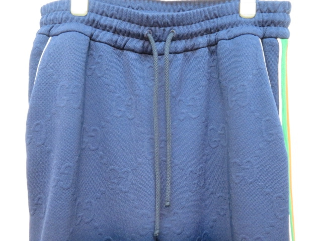 GUCCI グッチ 衣類 GG ジャージージャカードジップアップジャケット&ジョギングパンツ セットアップ メンズM ネイビー ポリエステル 662270/663569XJDE9 （2143300207965）【200】