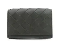 BOTTEGA VENETA　ボッテガヴェネタ　ビジネスカードケース　イントレチャート　キャンピング　605720VCPQ33203　カーフ　2120000248559　【437】